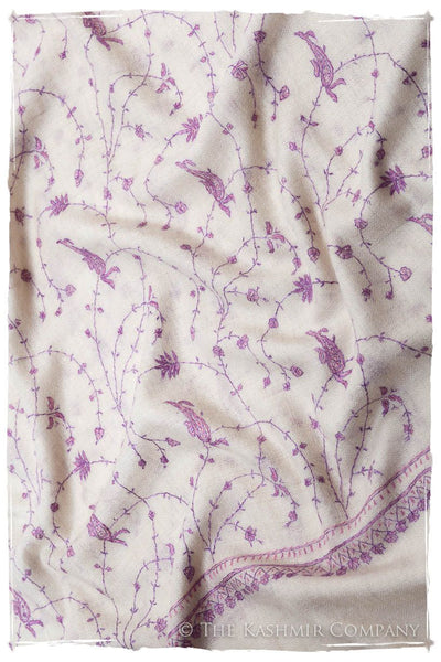 Lilac de Byzance Paisley L'amour Soft Cashmere Scarf/Shawl