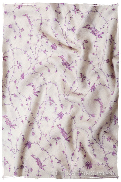 Lilac de Byzance Paisley L'amour Soft Cashmere Scarf/Shawl