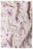 Lilac de Byzance Paisley L'amour Soft Cashmere Scarf/Shawl