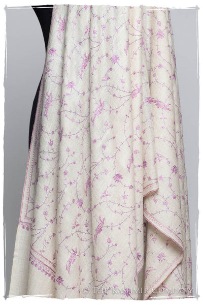 Lilac de Byzance Paisley L'amour Soft Cashmere Scarf/Shawl