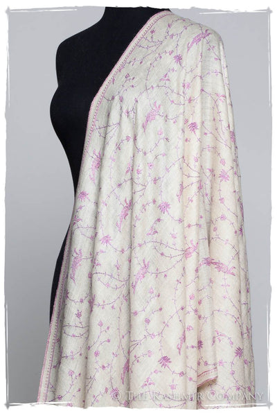 Lilac de Byzance Paisley L'amour Soft Cashmere Scarf/Shawl