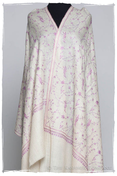 Lilac de Byzance Paisley L'amour Soft Cashmere Scarf/Shawl