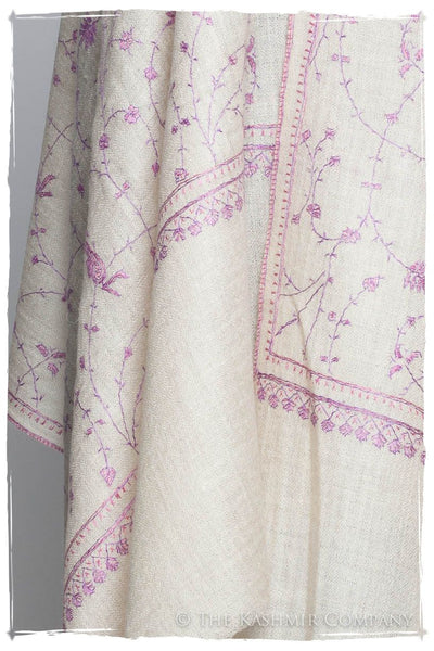 Lilac de Byzance Paisley L'amour Soft Cashmere Scarf/Shawl