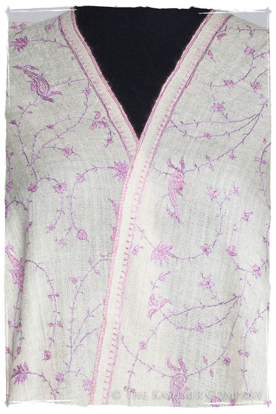 Lilac de Byzance Paisley L'amour Soft Cashmere Scarf/Shawl