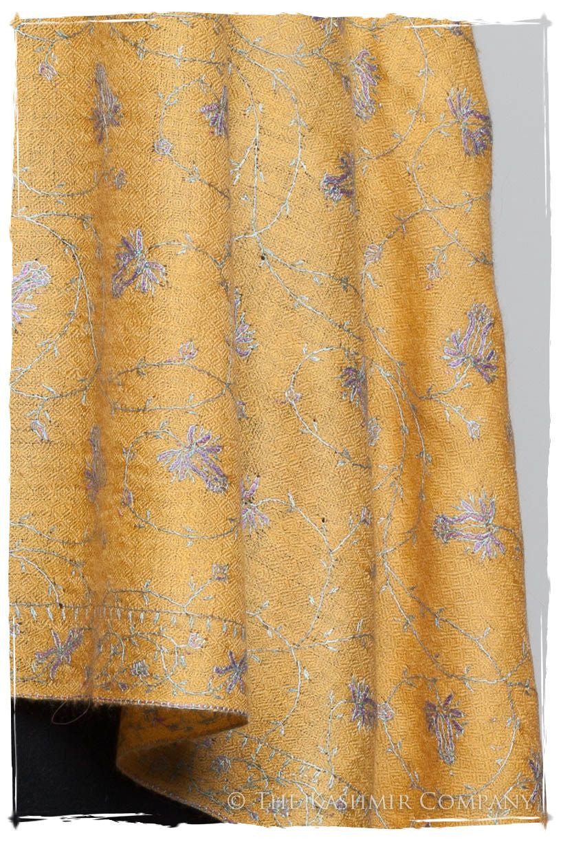 Lilac l'or de Cléopâtre Jardin L'amour Soft Cashmere Scarf/Shawl