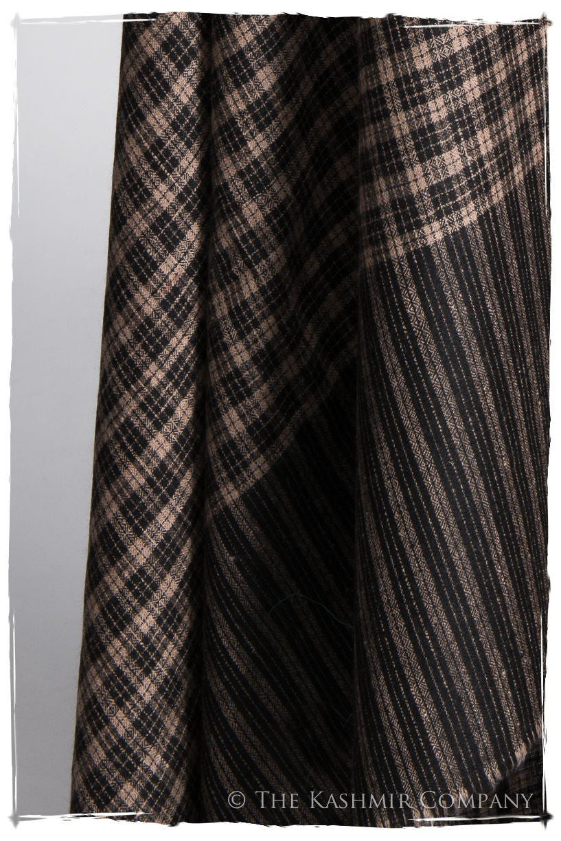 The Black Watch - Mens Handloom Pashmina Shawl