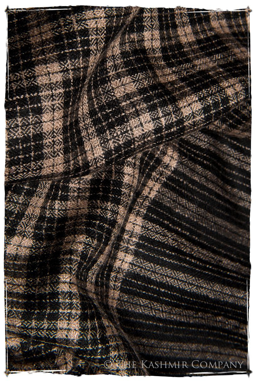 The Black Watch - Mens Handloom Pashmina Shawl