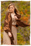 Regal Paisley Macaron au Cocoa Shawl