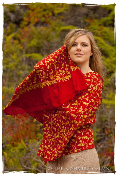 Haute Rouge Gold Secret Garden Shawl