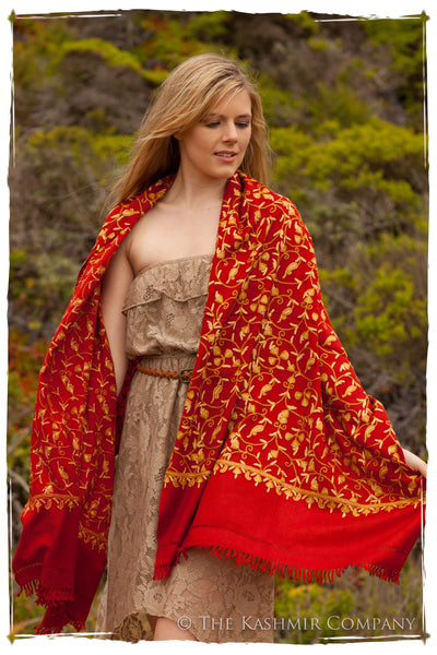 Haute Rouge Gold Secret Garden Shawl