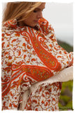 Rococo Espagne Ochre Royale Paisley Shawl