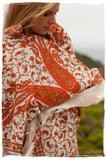 Rococo Espagne Ochre Royale Paisley Shawl