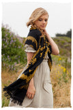 Frontiere des Feuilles Oro Shawl