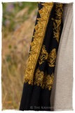 Frontiere des Feuilles Oro Shawl