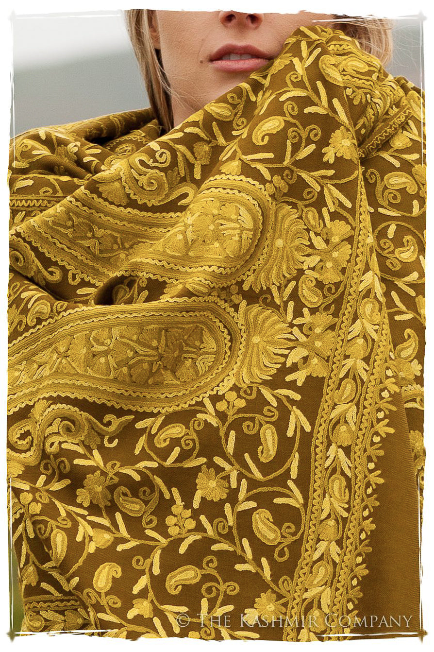 Rococo Mousse Verte Palais Antiquaires Shawl