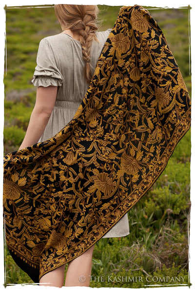 Jardin de Fleurs d'or Antiquaires Shawl