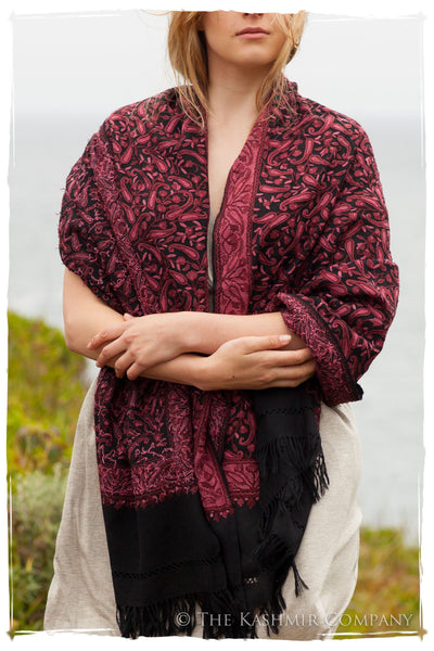 Le Chateau Gloxinia Paisley Shawl