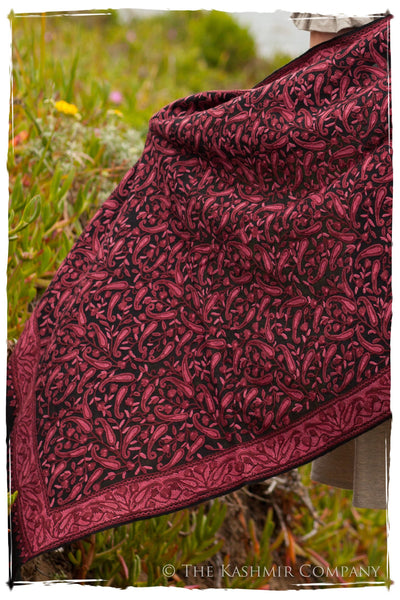 Le Chateau Gloxinia Paisley Shawl