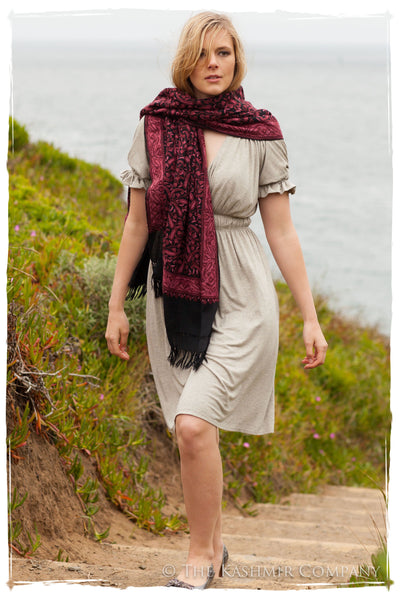 Le Chateau Gloxinia Paisley Shawl