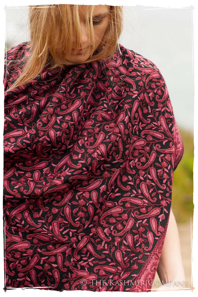 Le Chateau Gloxinia Paisley Shawl