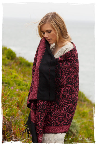 Le Chateau Gloxinia Paisley Shawl