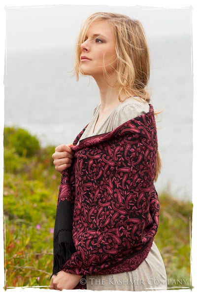 Le Chateau Gloxinia Paisley Shawl