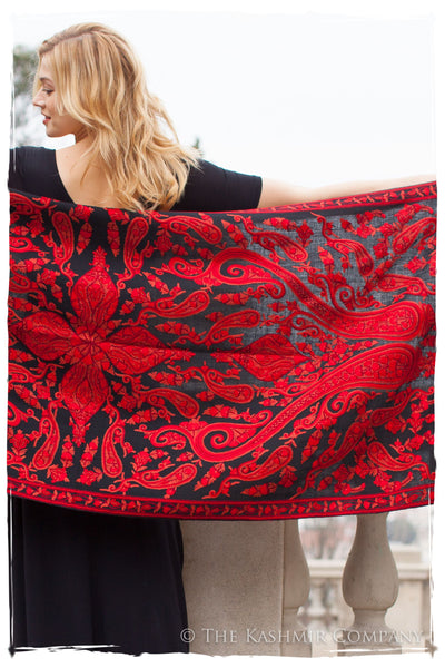 Rococo Rouge Palais Antiquaires Shawl