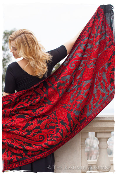 Rococo Rouge Palais Antiquaires Shawl