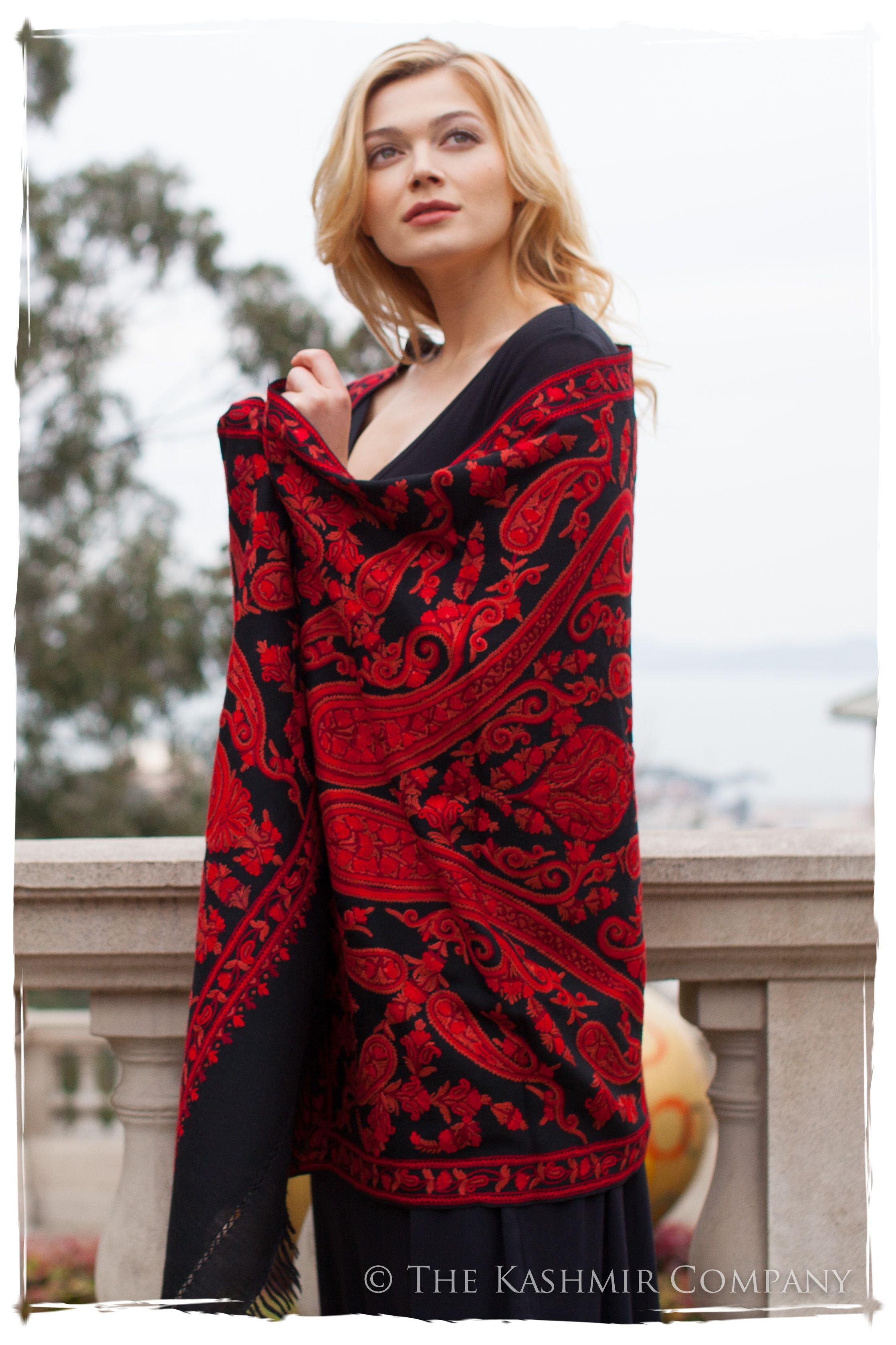 Rococo Rouge Palais Antiquaires Shawl