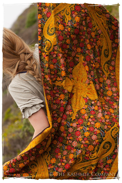 Jardin de élégance Mimosa Antiquaires Shawl