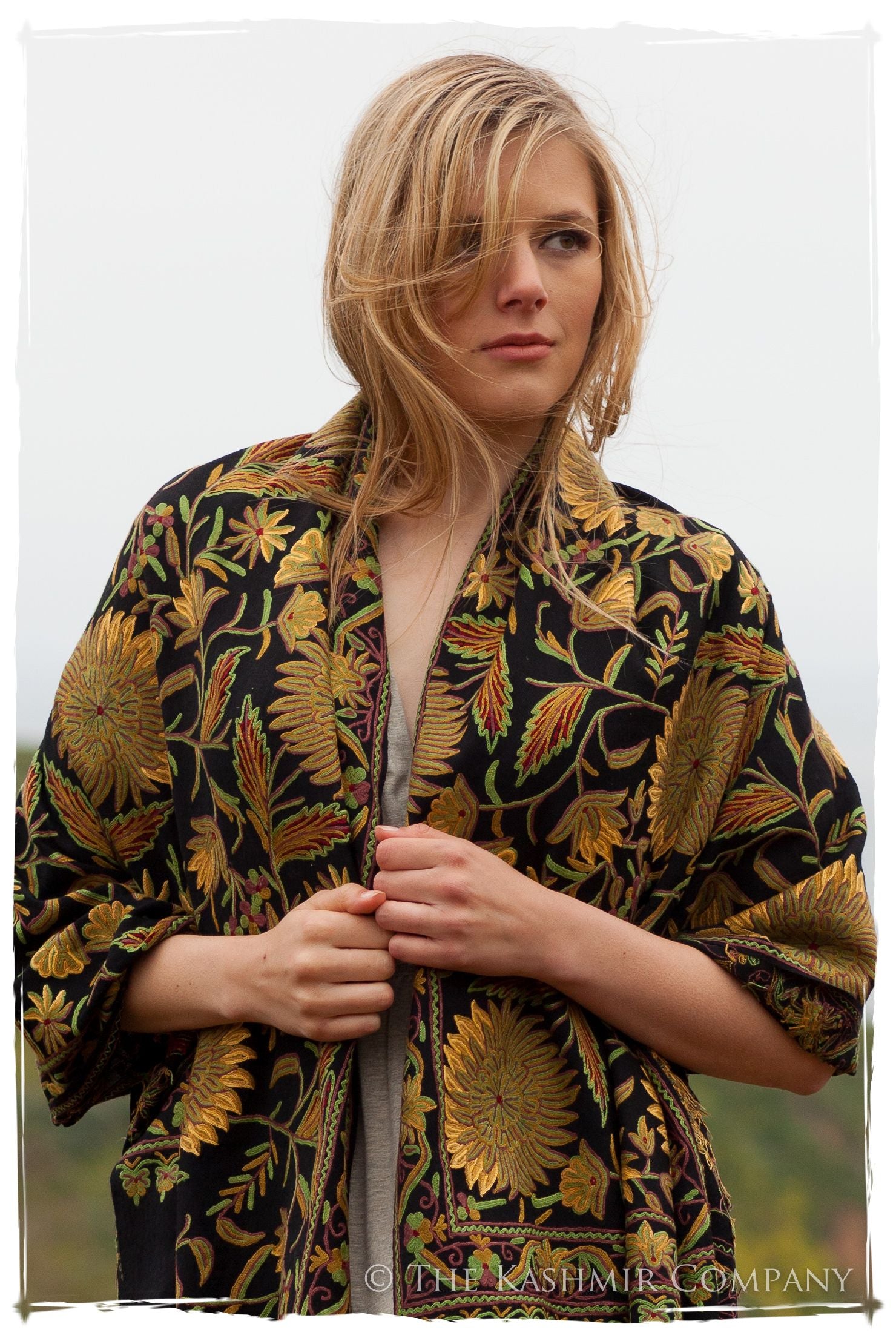 Fleur du Soleil Palmier Oasis Renoirs Dream Shawl