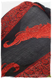 Rouille Frontiere Royale Paisly Noir Shawl