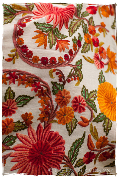 Fleurs du Soleil Ivoire Renoirs Dream Shawl