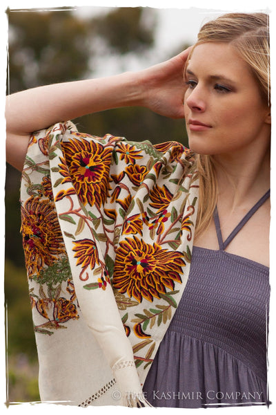 Fleurs du Soleil Contour Renoirs Dream Shawl