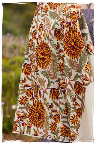 Fleurs du Soleil Contour Renoirs Dream Shawl