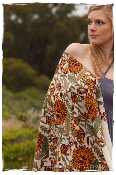 Fleurs du Soleil Contour Renoirs Dream Shawl