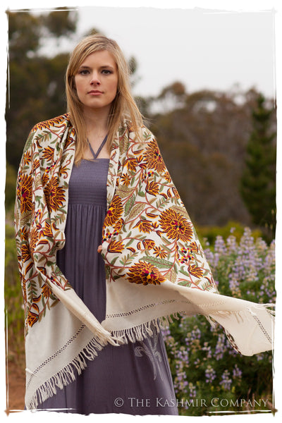 Fleurs du Soleil Contour Renoirs Dream Shawl