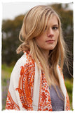 Rouille Frontiere Champs de Cuivre Royale Paisley Shawl