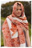 Rouille Frontiere Champs de Cuivre Royale Paisley Shawl