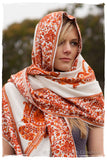 Rouille Frontiere Champs de Cuivre Royale Paisley Shawl