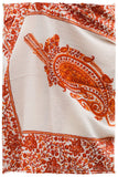 Rouille Frontiere Champs de Cuivre Royale Paisley Shawl