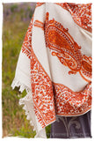 Rouille Frontiere Champs de Cuivre Royale Paisley Shawl