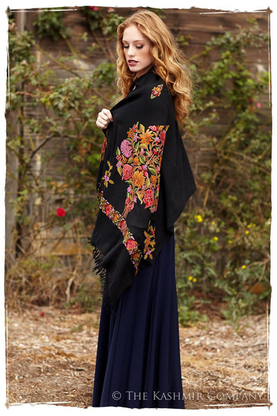 Jardin de Corsaire Noir Shawl