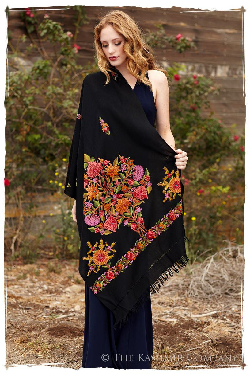 Jardin de Corsaire Noir Shawl
