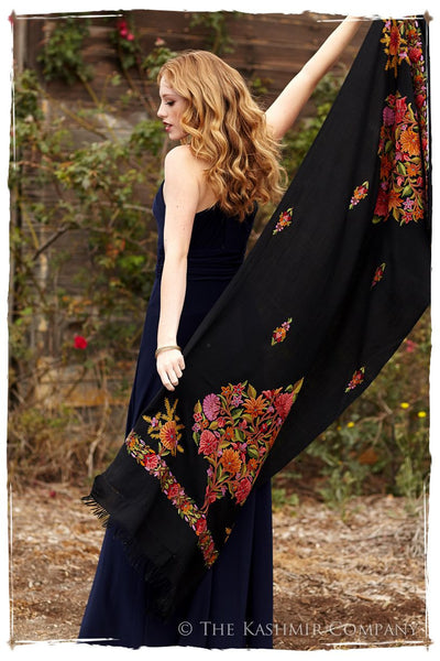 Jardin de Corsaire Noir Shawl