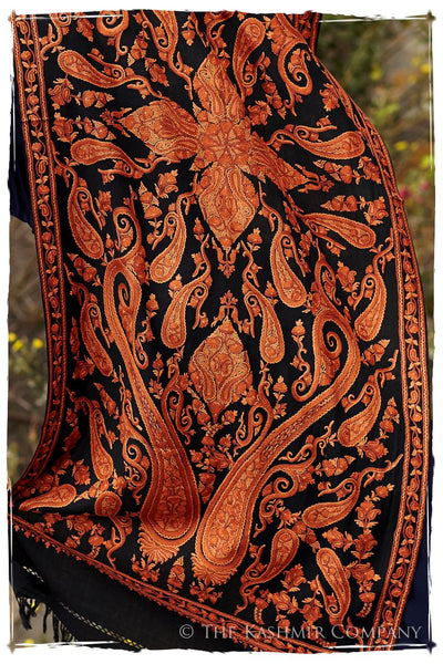 Rococo Sienna Paisley Antiquaires Shawl