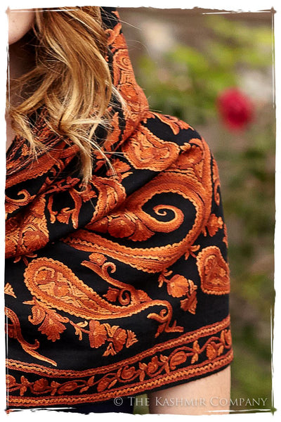 Rococo Sienna Paisley Antiquaires Shawl