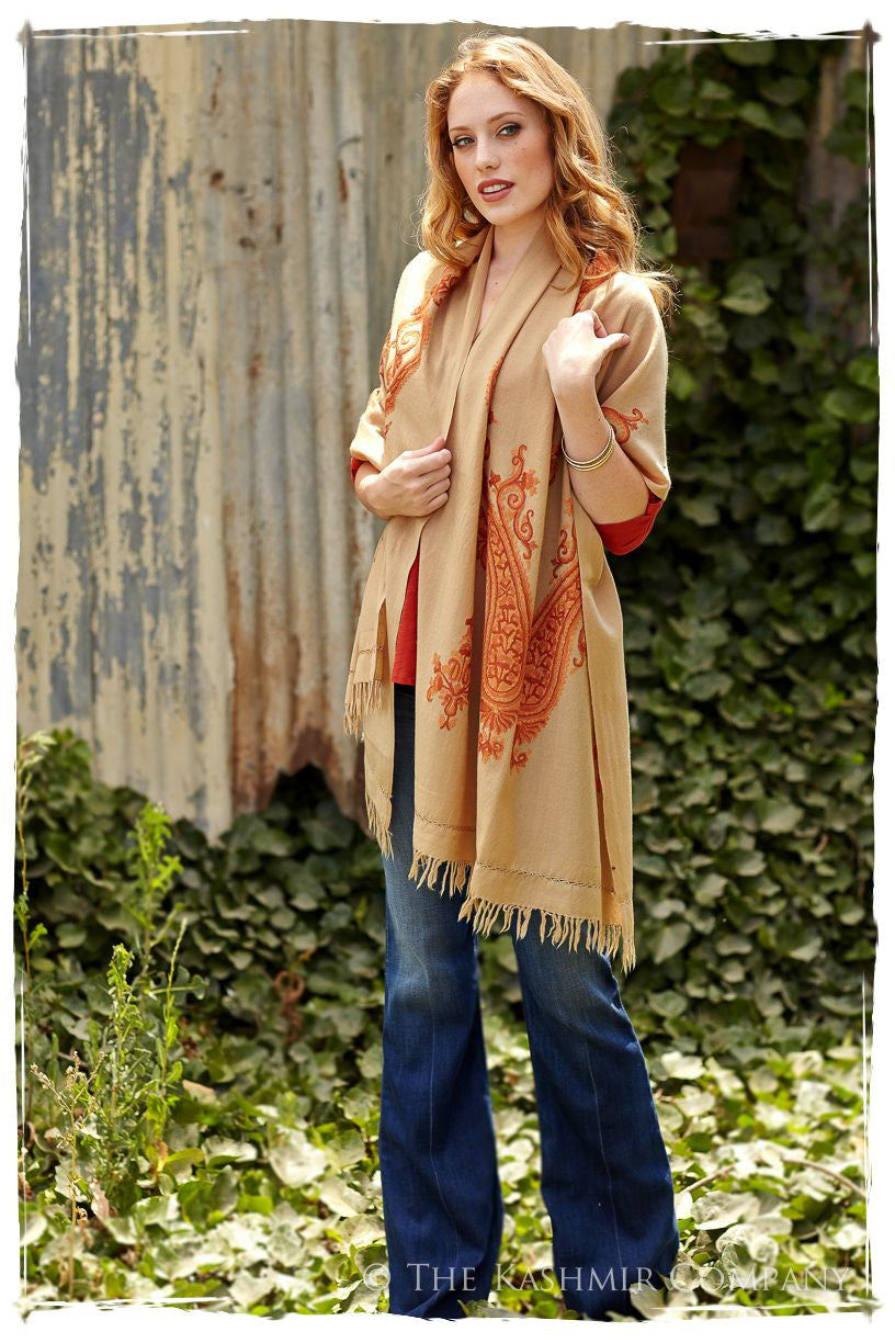 Rouille Paisley Chale Shawl