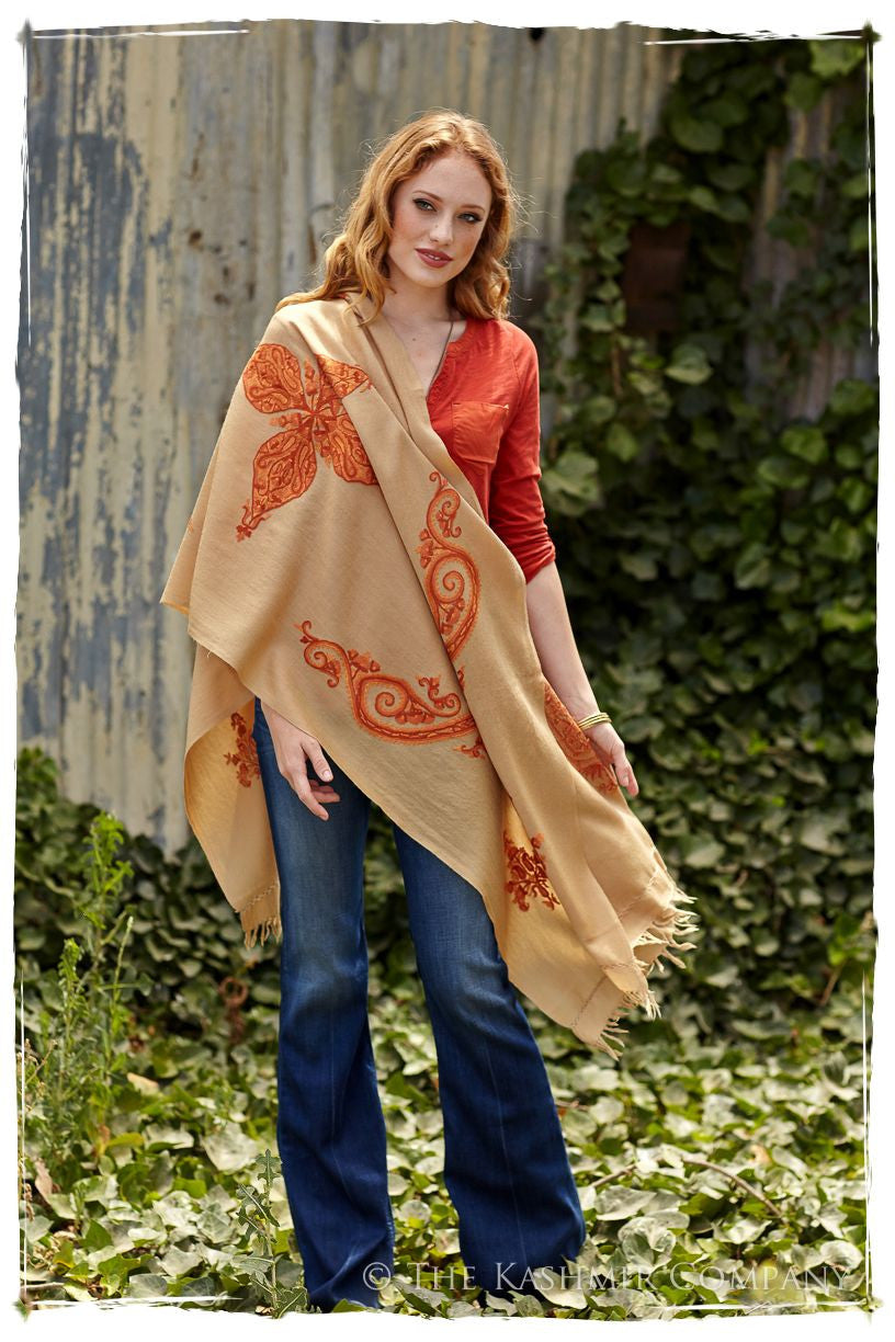 Rouille Paisley Chale Shawl