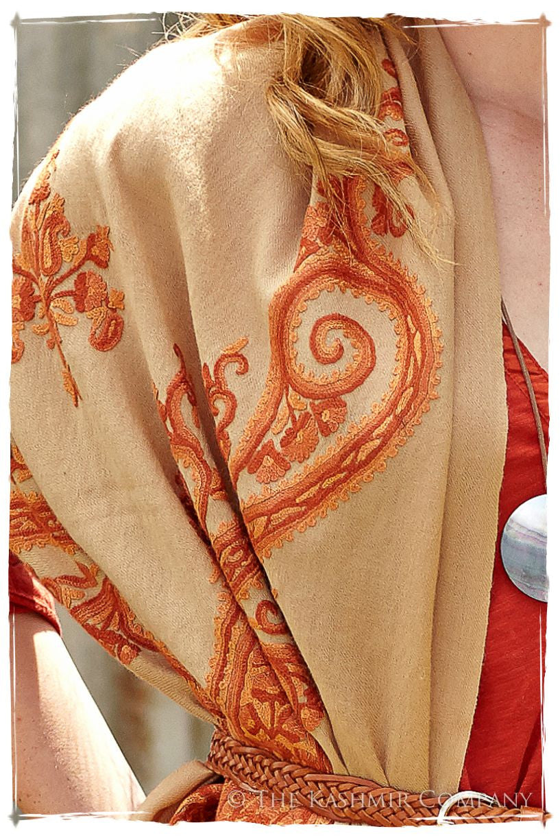 Rouille Paisley Chale Shawl